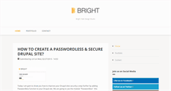 Desktop Screenshot of brightwebsitedesign.com